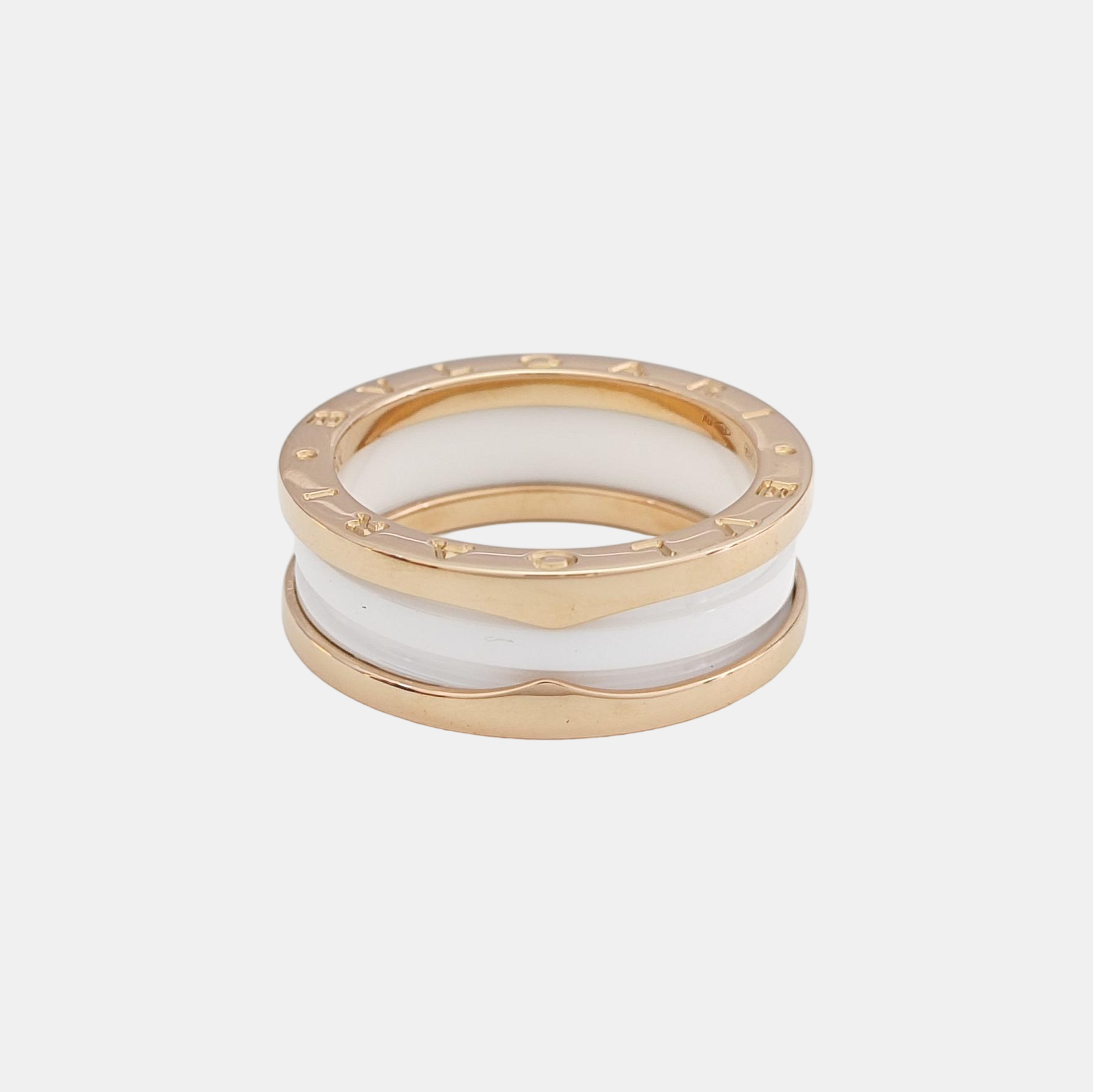 B.ZERO1 18k Rose Gold Ring EU 61
