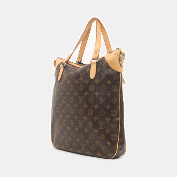 ODEON GM Monogram Coated Canvas Brown