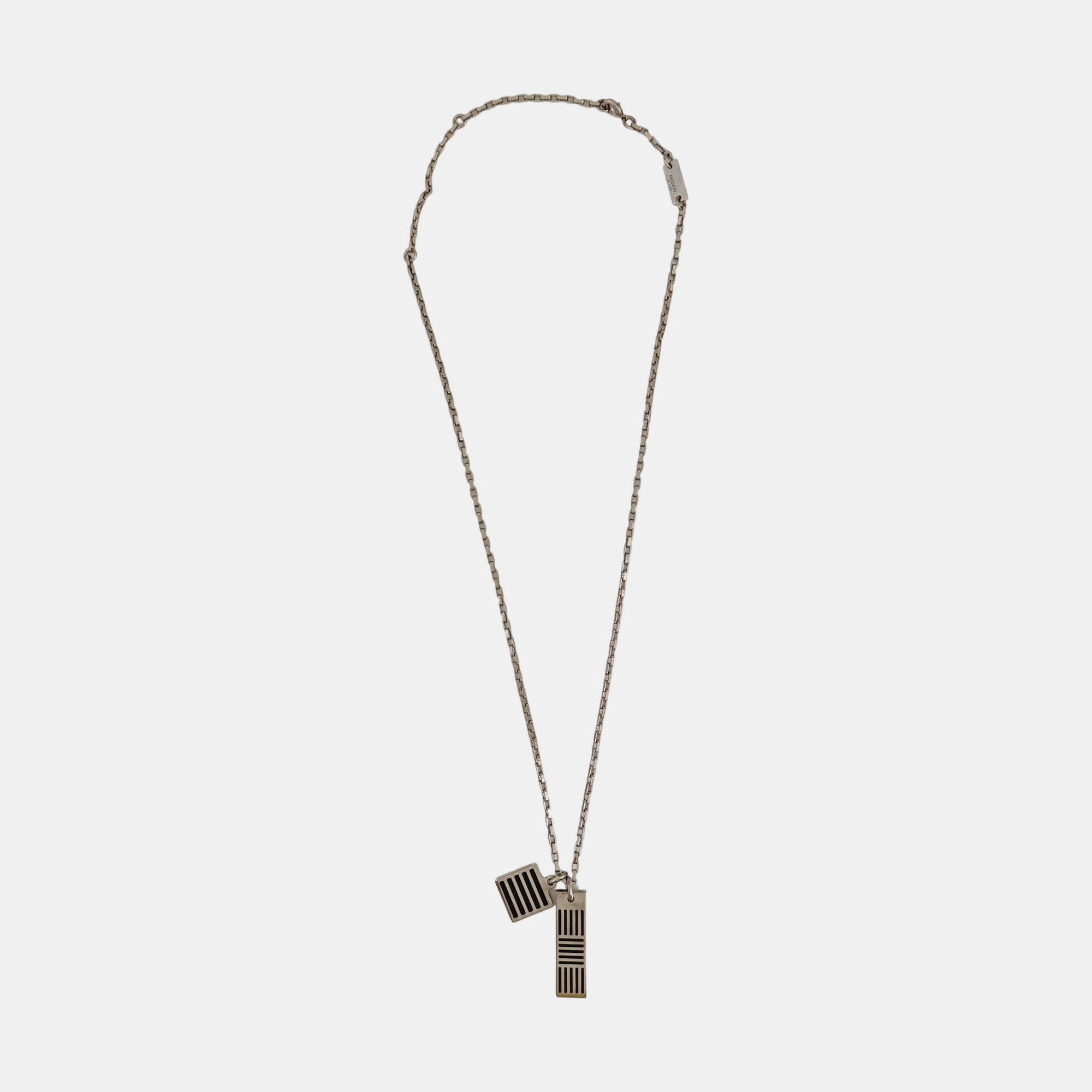DAMIER Brass Silver Necklace