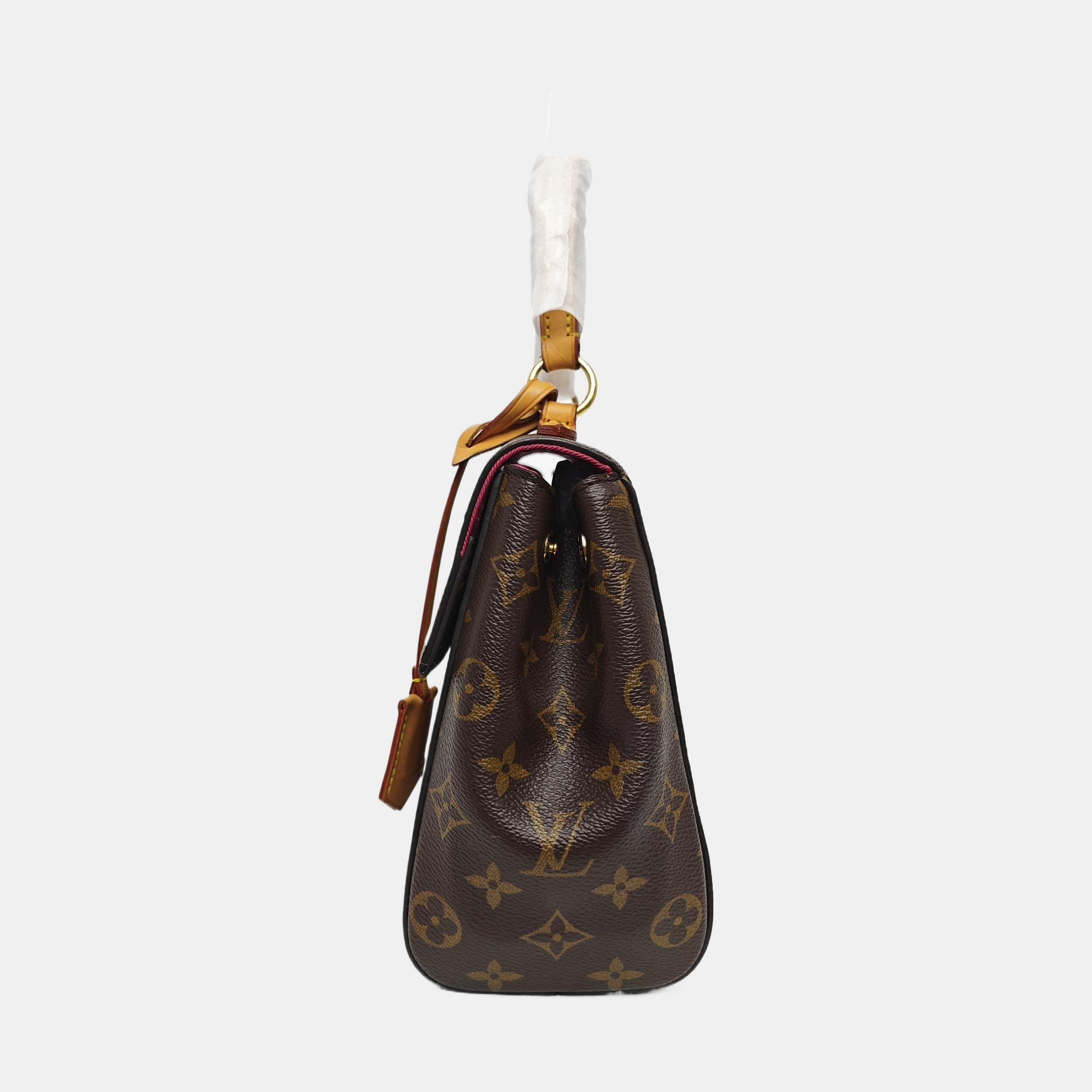 CLUNY PM Monogram Coated Canvas Brown