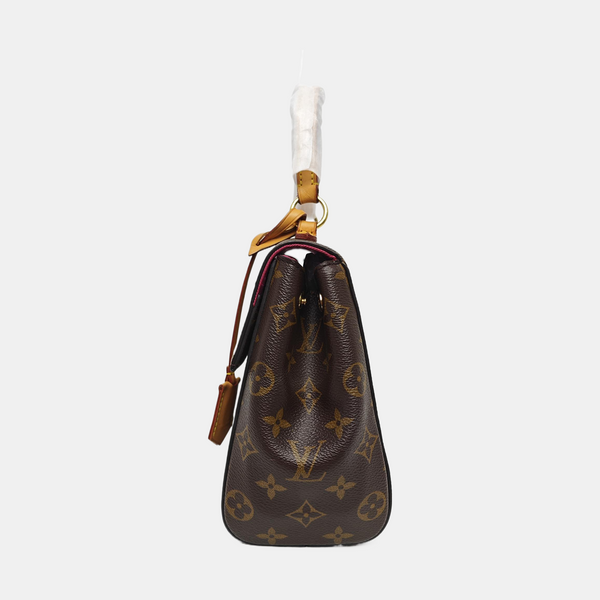 CLUNY PM Monogram Coated Canvas Brown