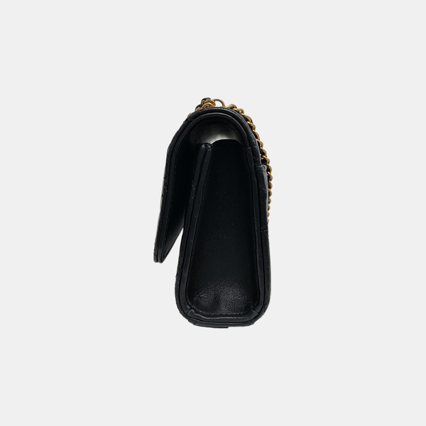 WOC Quilted Lambskin Black