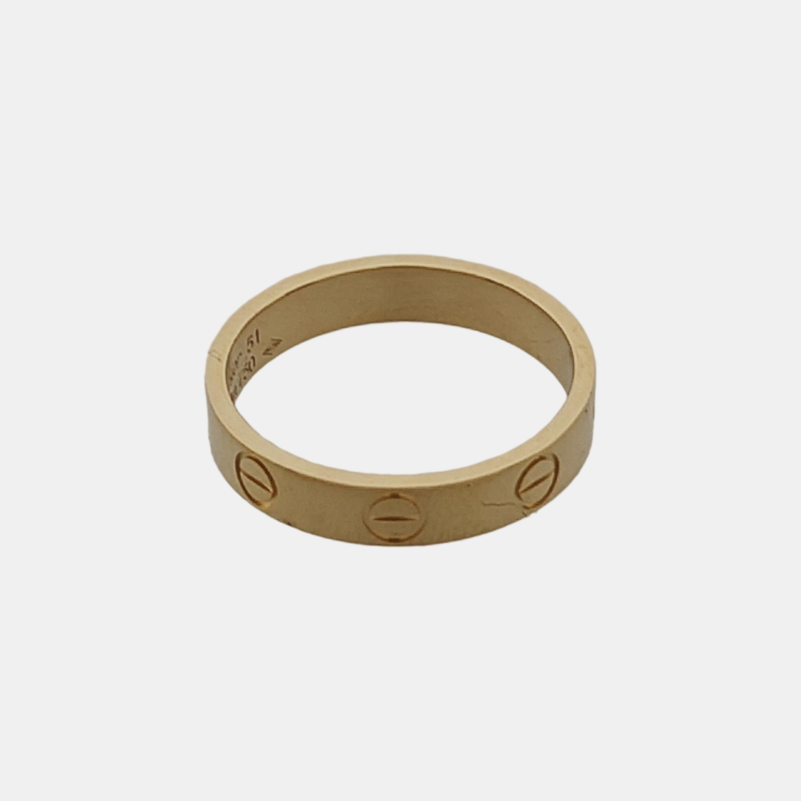 LOVE 18k Gold Ring EU 51