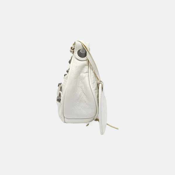 Le Cagole Mini Calfskin White