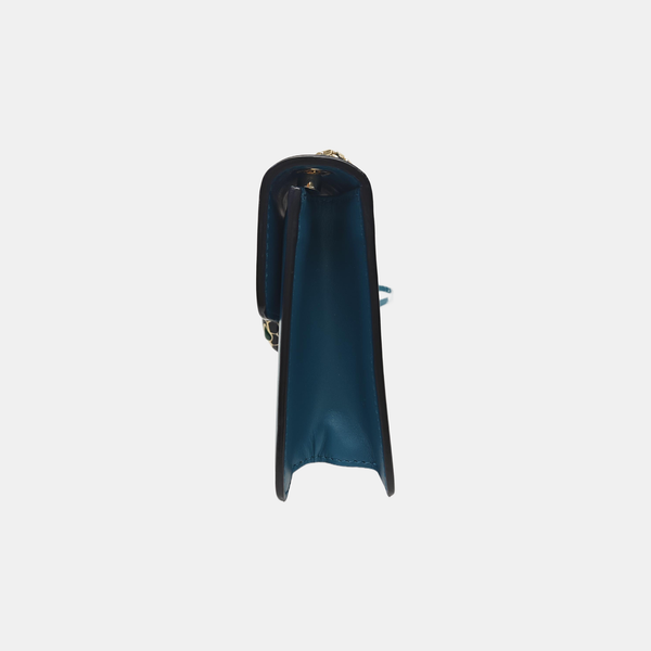 SERPENTI FOREVER Small Calfskin Blue