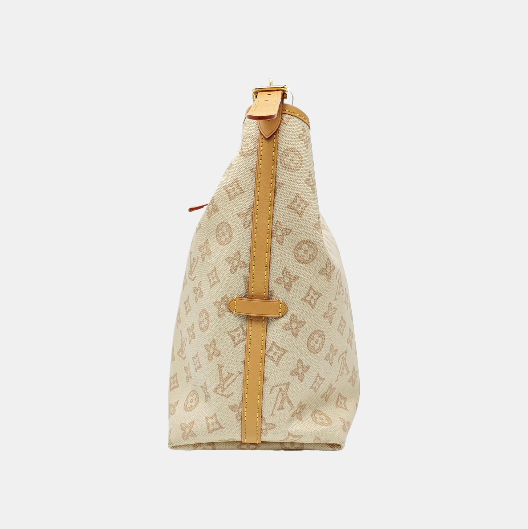 CARRYALL MM Monogram Coated Canvas Beige
