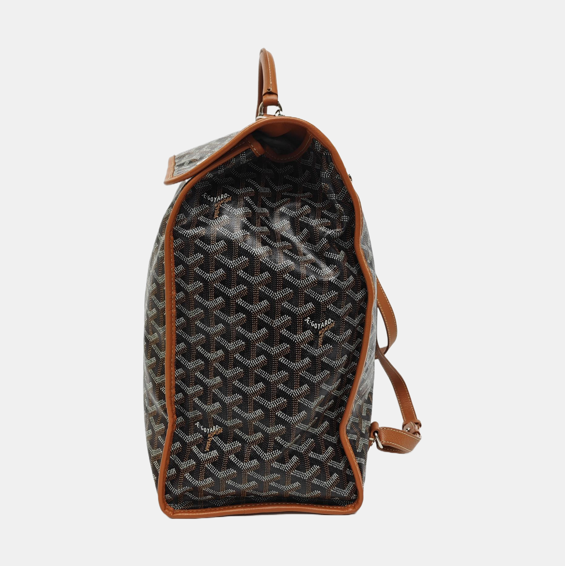 Saint Léger Coated Canvas Brown