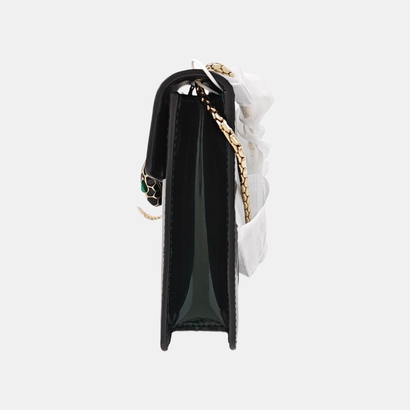 SERPENTI FOREVER Small Patent Leather Green
