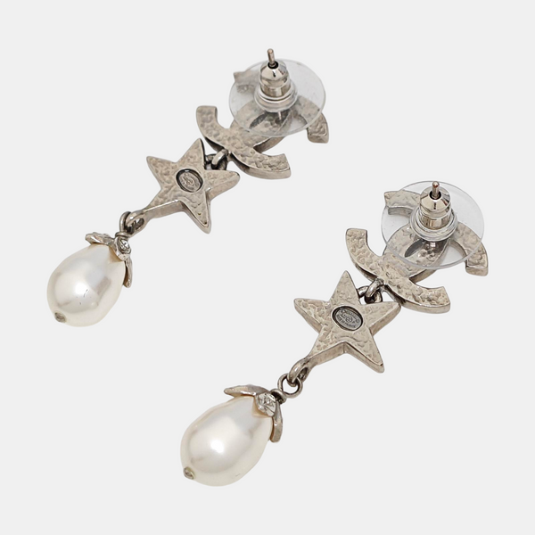 Metal Silver Earrings