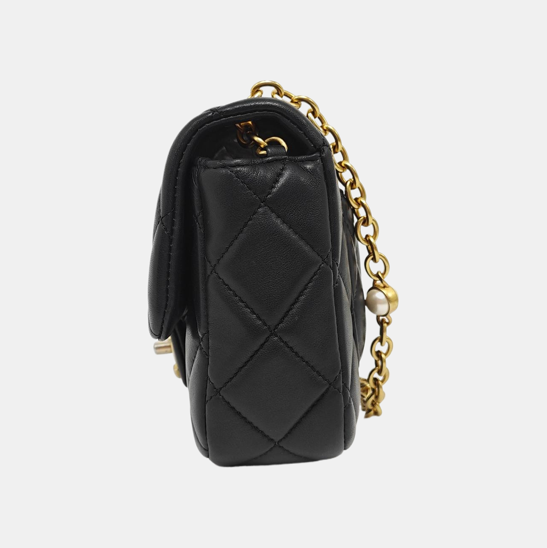 CLASSIC FLAP Mini Quilted Lambskin Black