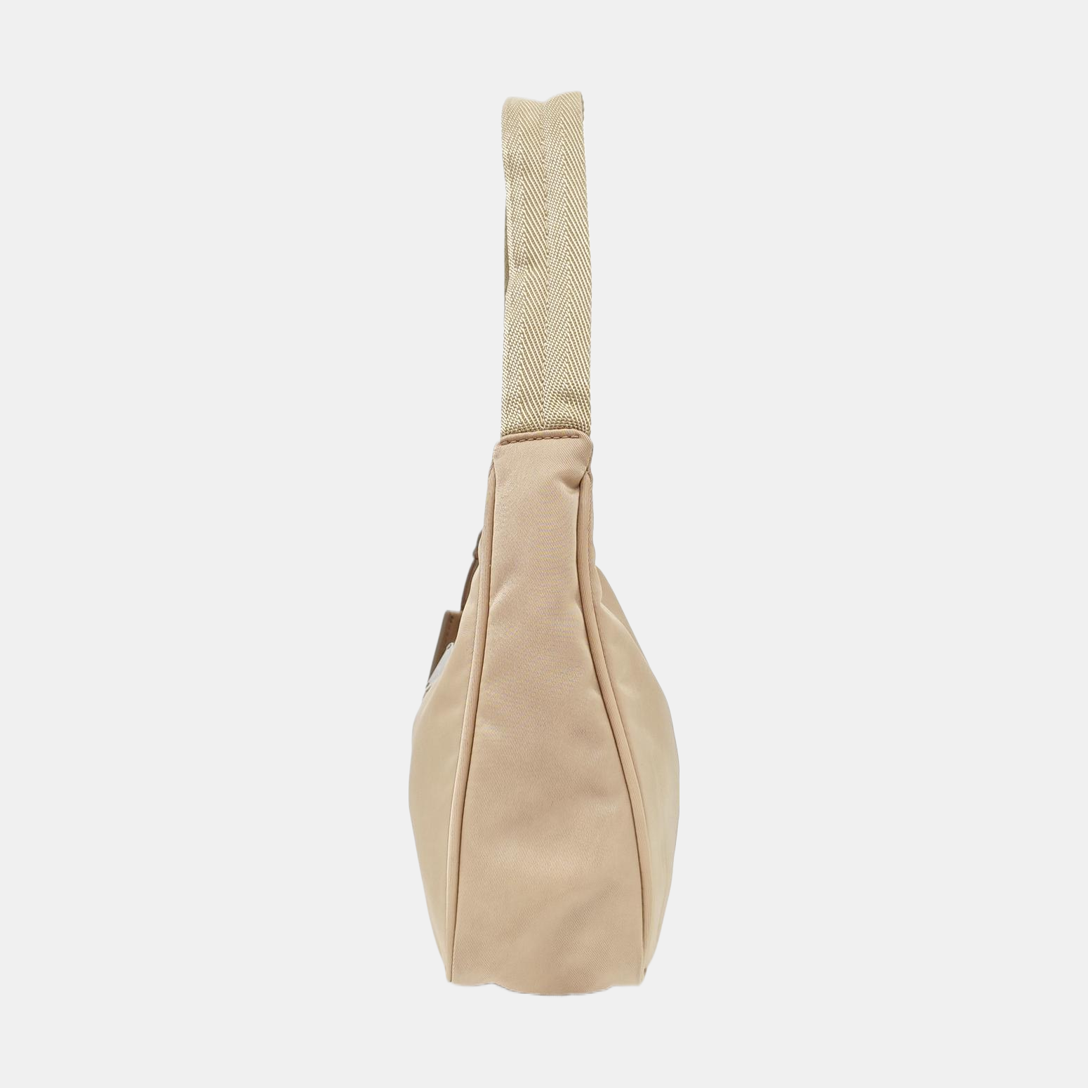Authenticated pre-owned  Re-Edition Nylon Brown - Top Handle Bag at Looply