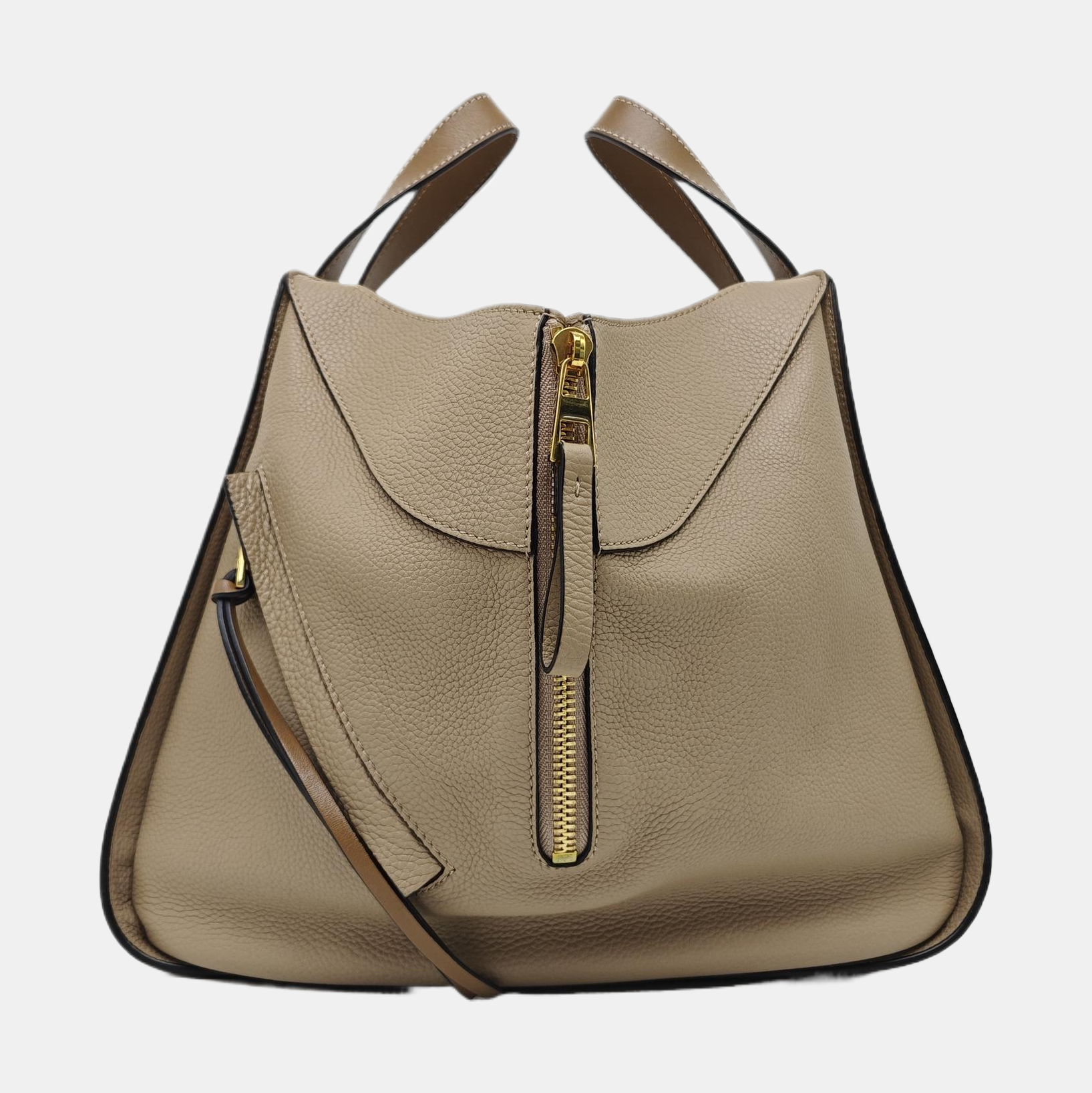 Hammock Small Calfskin Beige