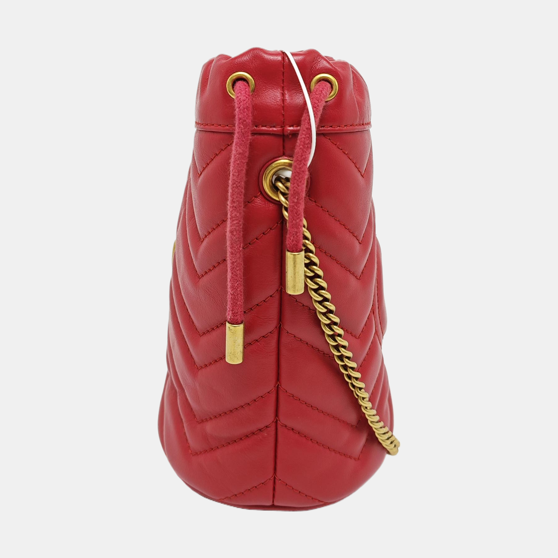 GG Marmont Mini Quilted Calfskin Red