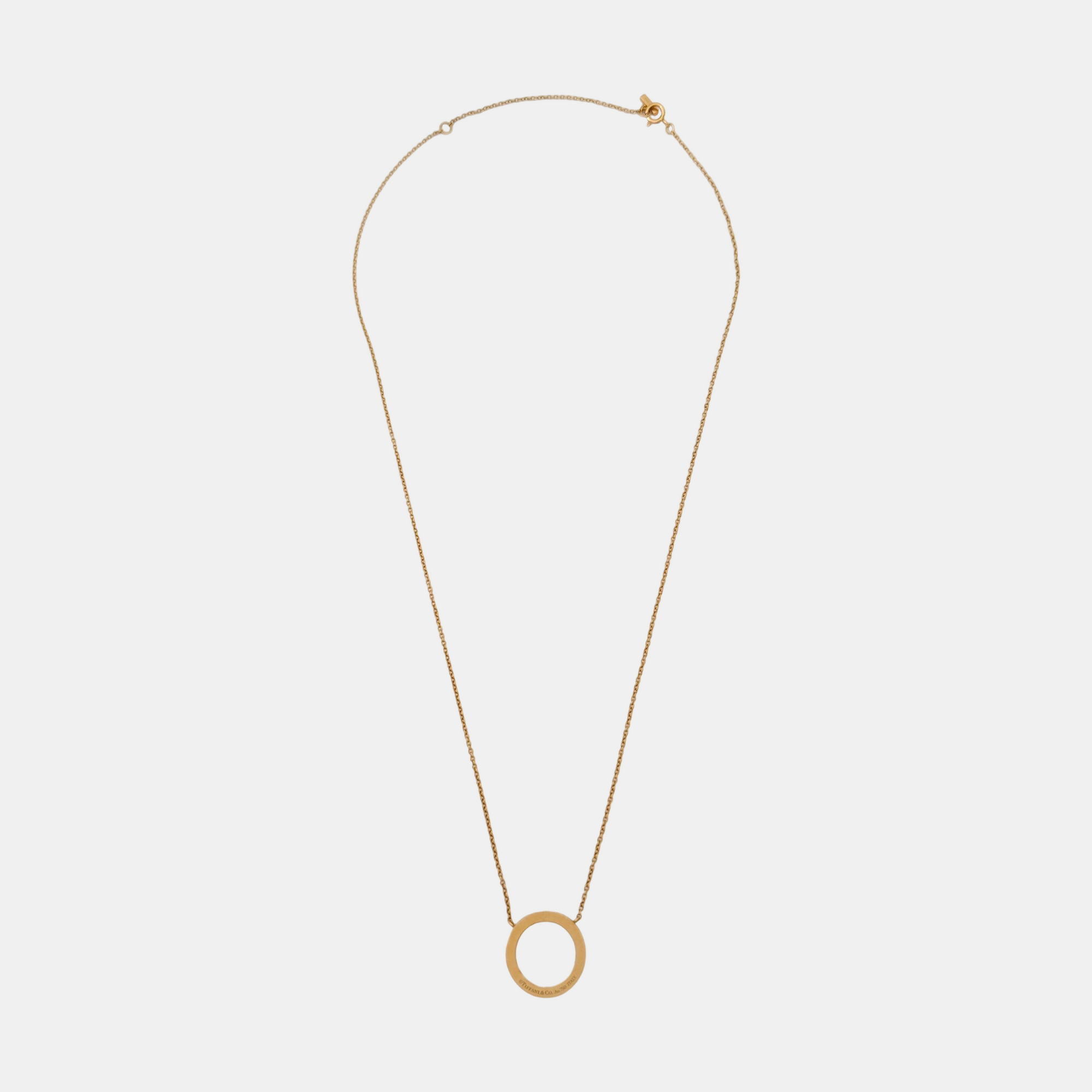 Tiffany T 18k Rose Gold Necklace