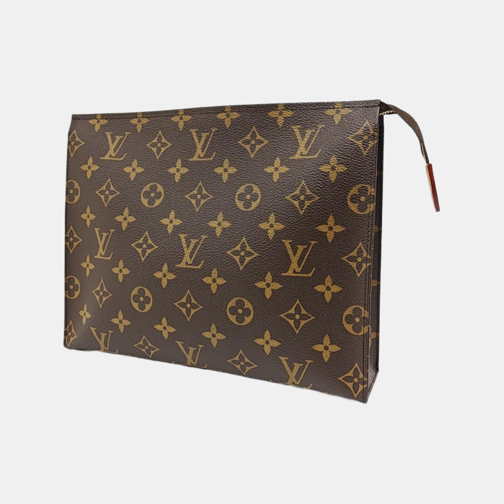 TOILET POCKET 26 Monogram Coated Canvas Brown