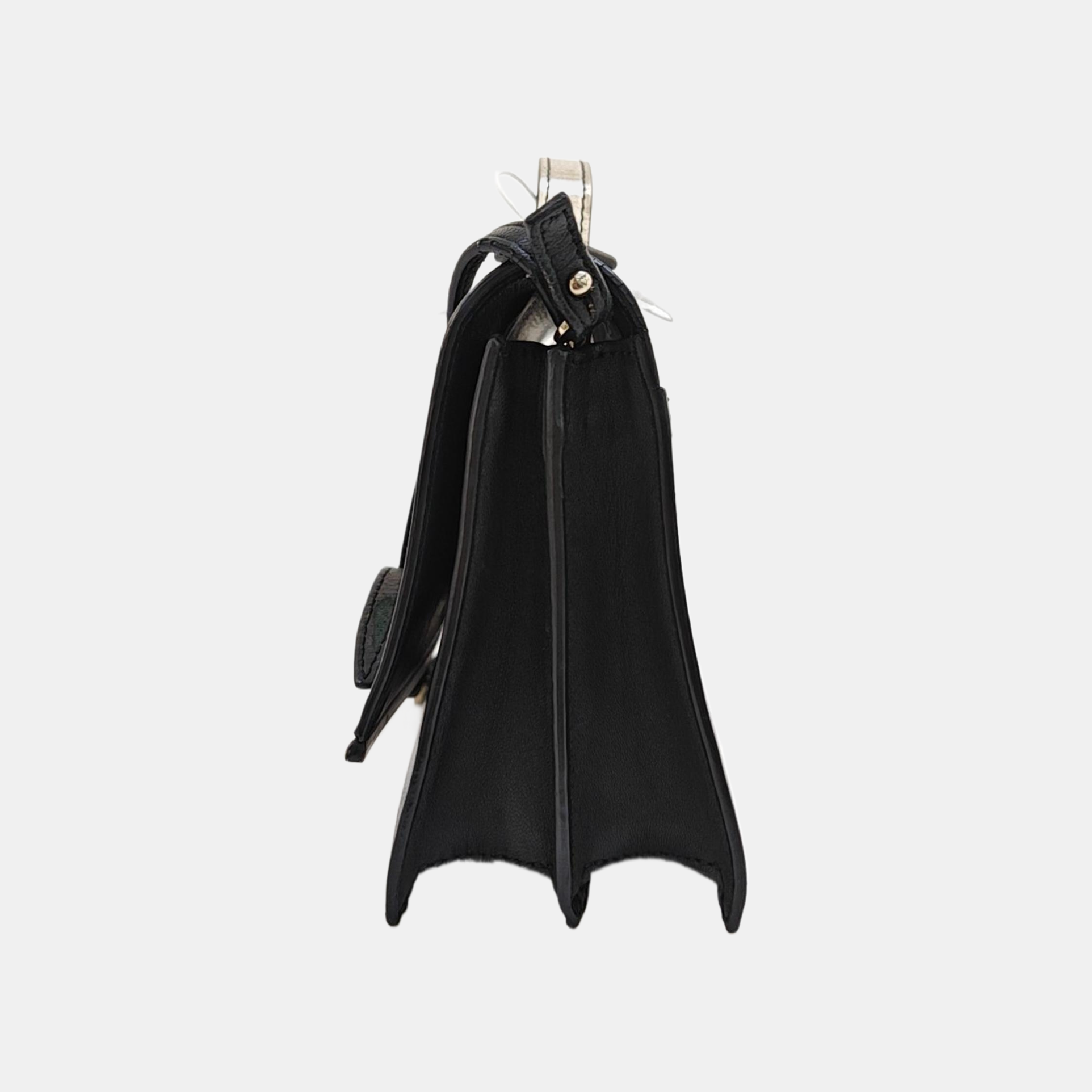 Calfskin Shoulder Bag Black