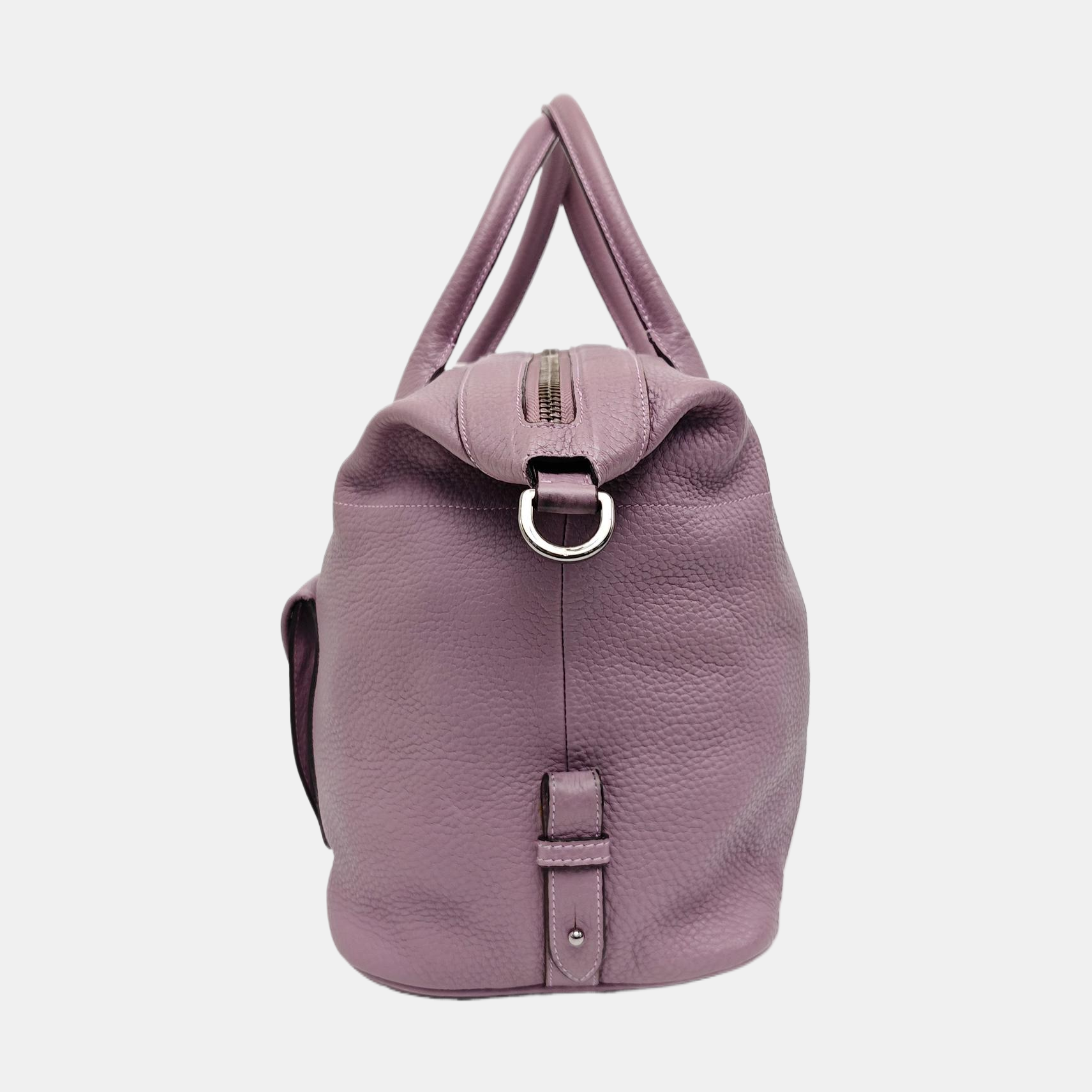 Calfskin Shoulder Bag Purple