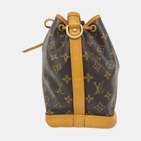 NOÉ BB Monogram Coated Canvas Brown