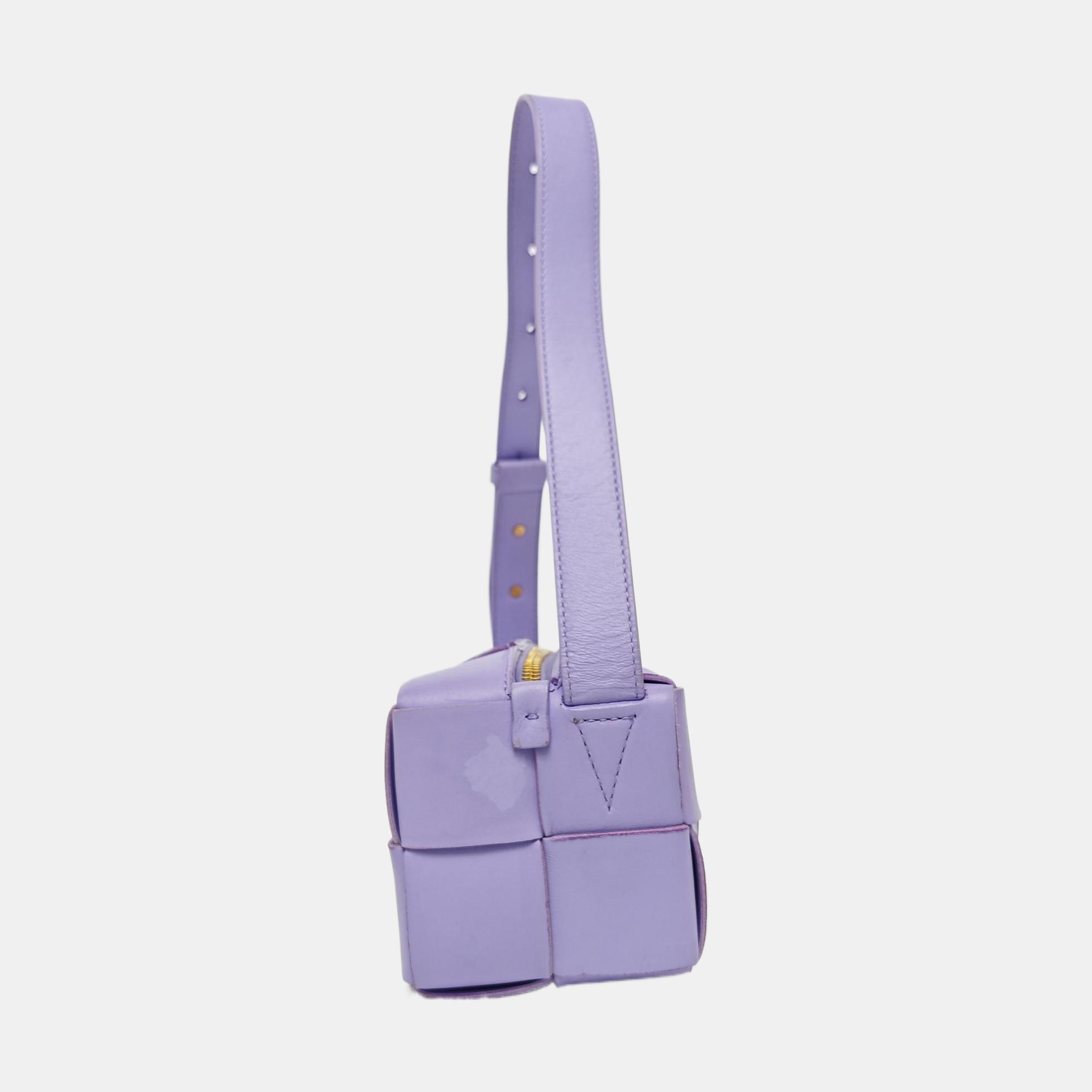 Intrecciato Small Lambskin Purple