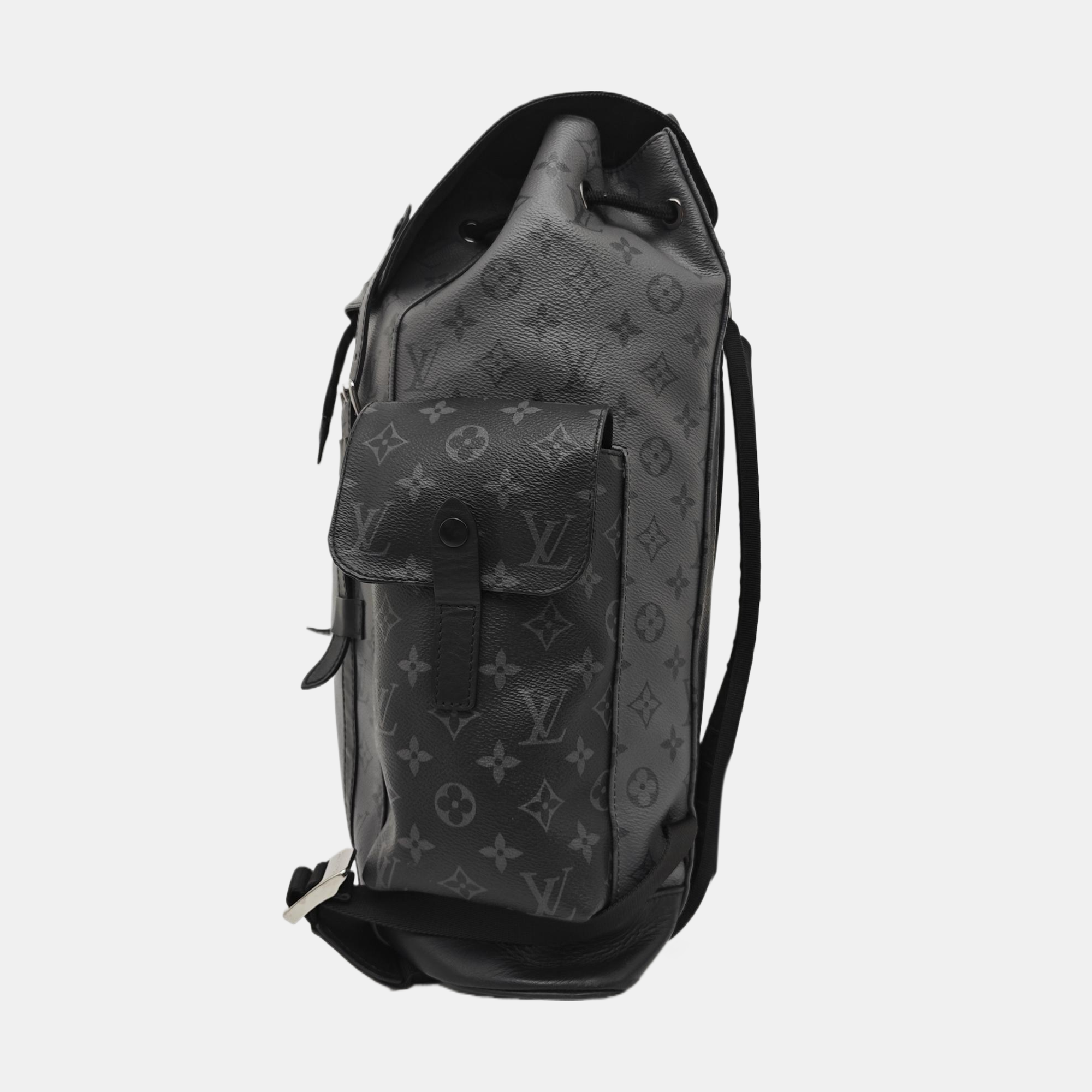 CHRISTOPHER Monogram Coated Canvas Gray