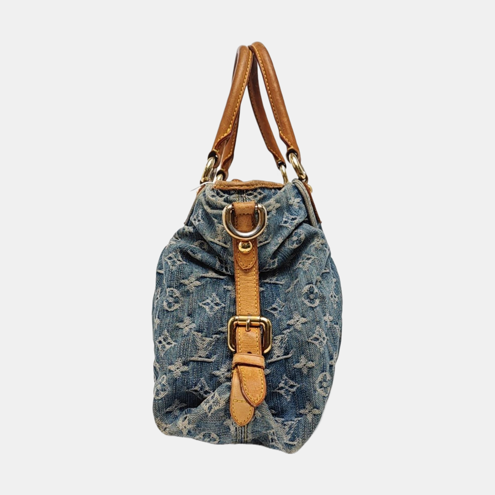 NEO CABBY Monogram Denim Blue