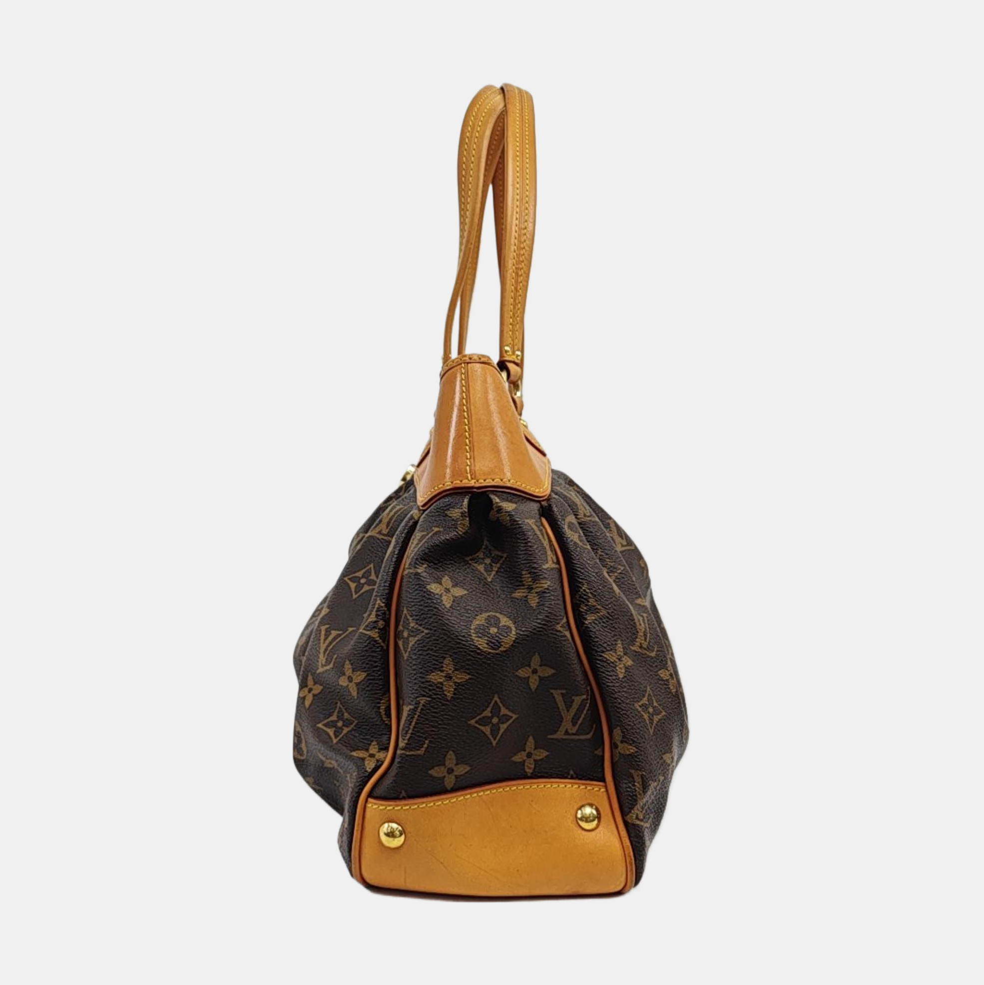 VINTAGE BOETIE PM Monogram Coated Canvas Brown