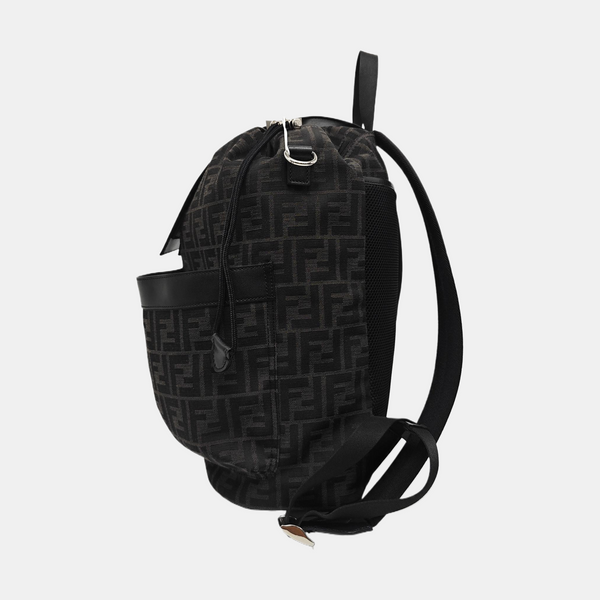 FENDI Strike Medium Canvas Black