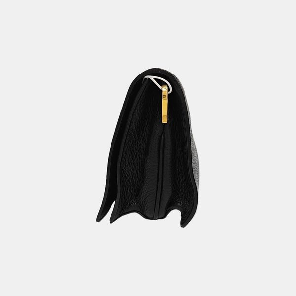 Calfskin Shoulder Bag Black