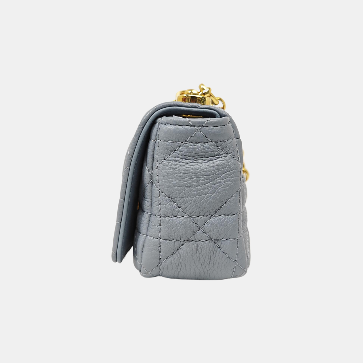 Dior Caro Super Mini Calfskin Blue