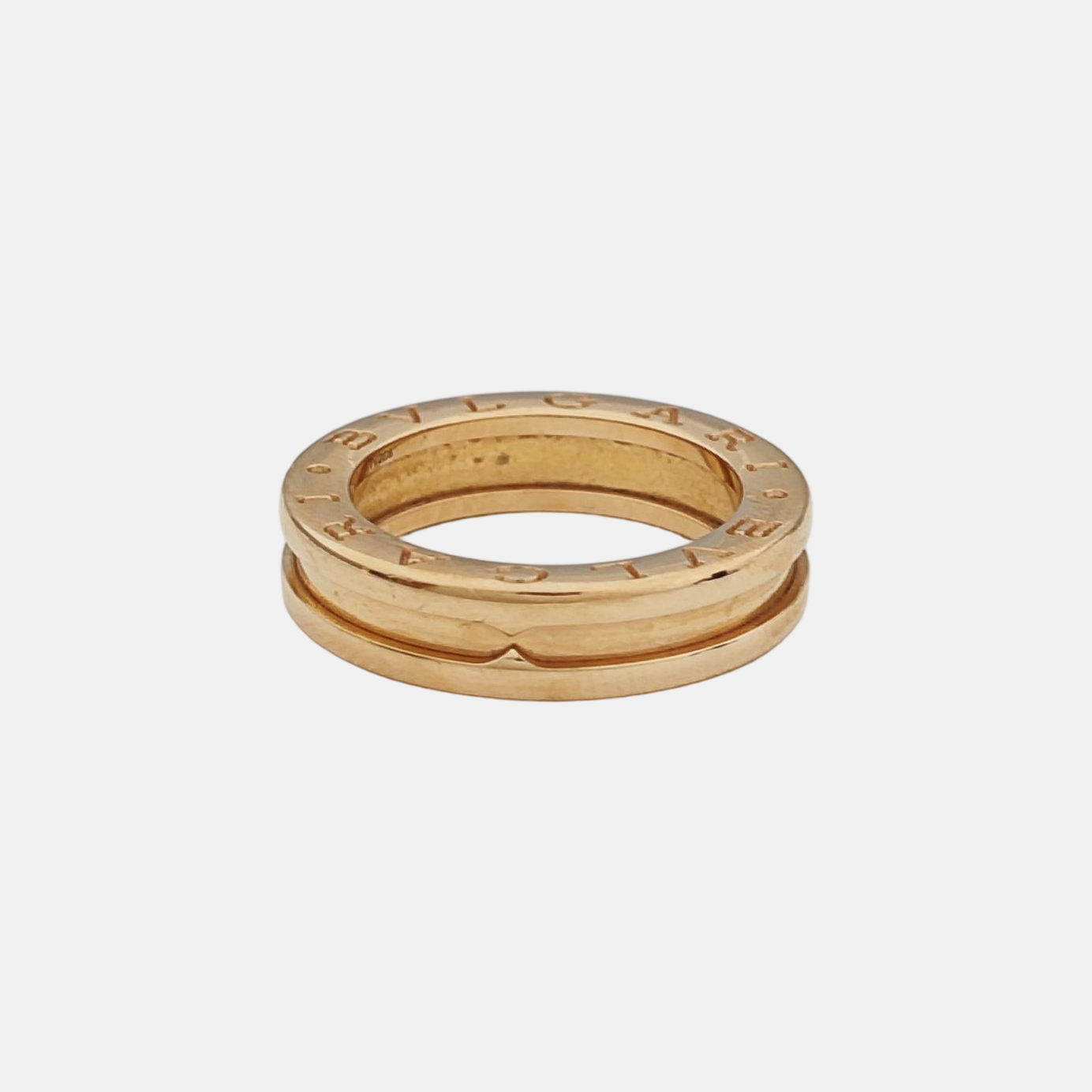 B.ZERO1 18k Rose Gold Ring EU 50