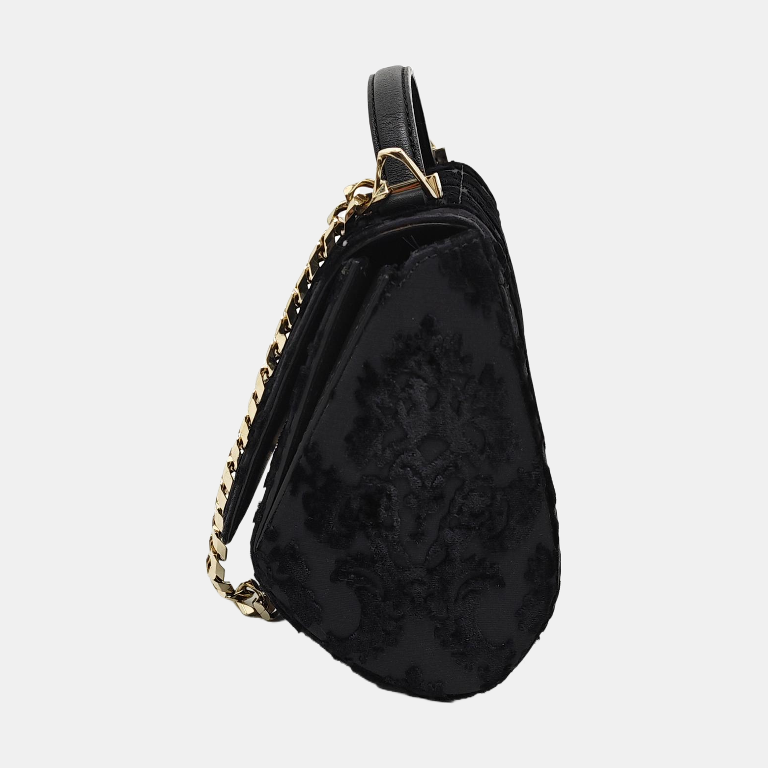 Fabric Shoulder Bag Black