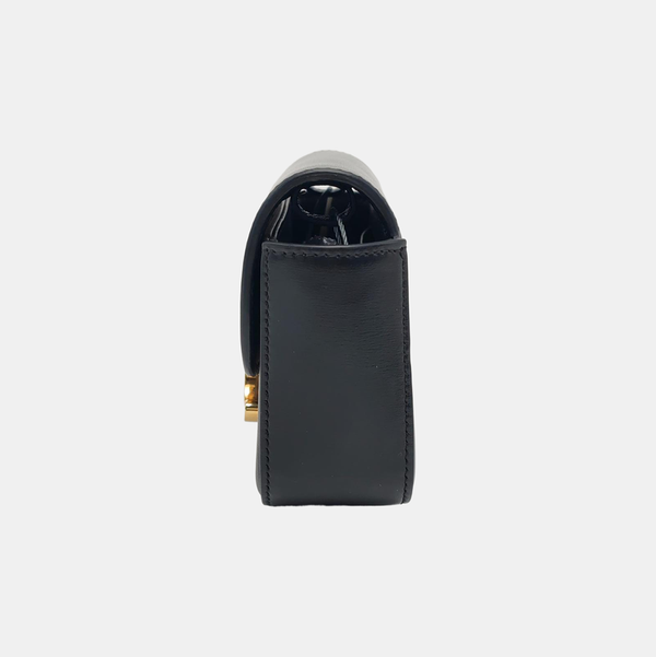 Authenticated pre-owned  TRIOMPHE Mini Calfskin Black - Shoulder Bag at Looply