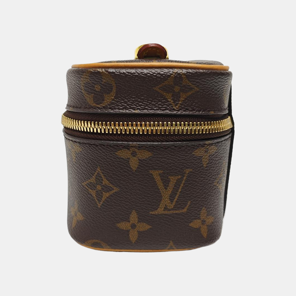 NICE Super Mini Monogram Coated Canvas Brown