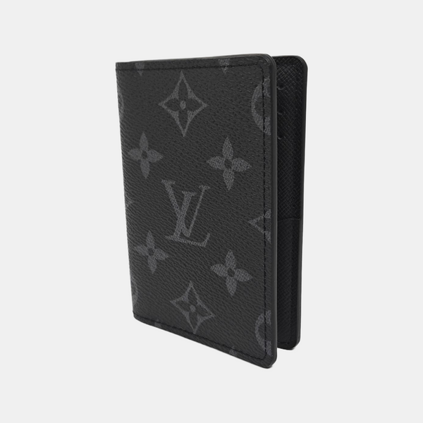 Monogram Coated Canvas Wallet Mini Black