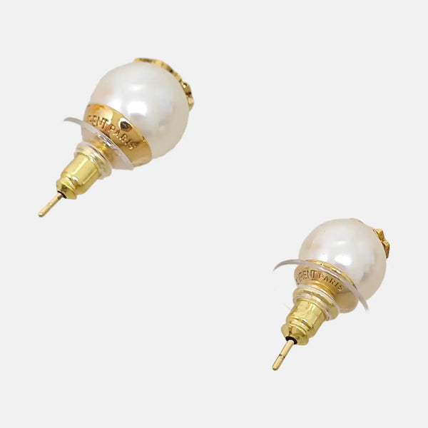 Metal Gold Stud Earrings