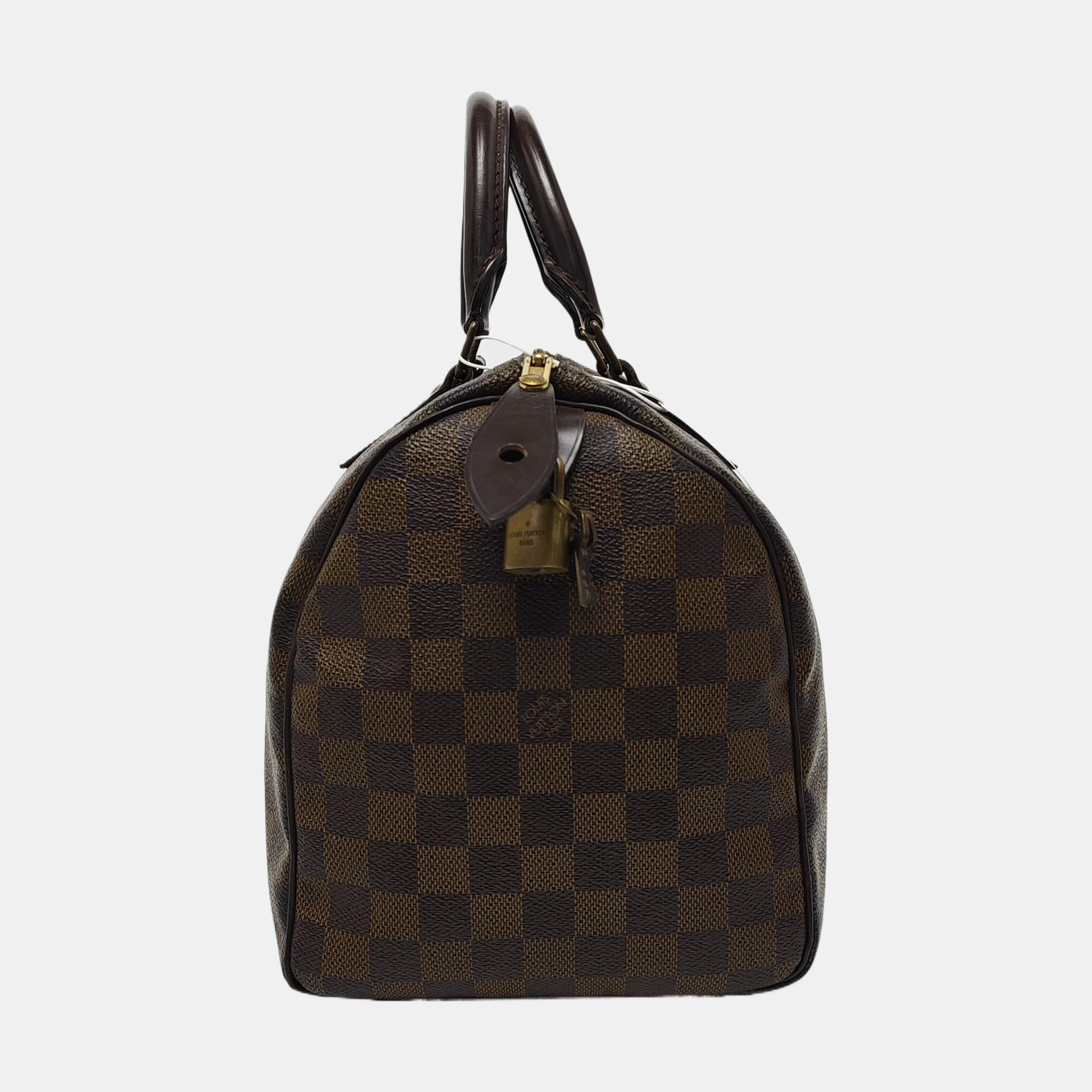 SPEEDY 30 Damier Ebene Coated Canvas Brown