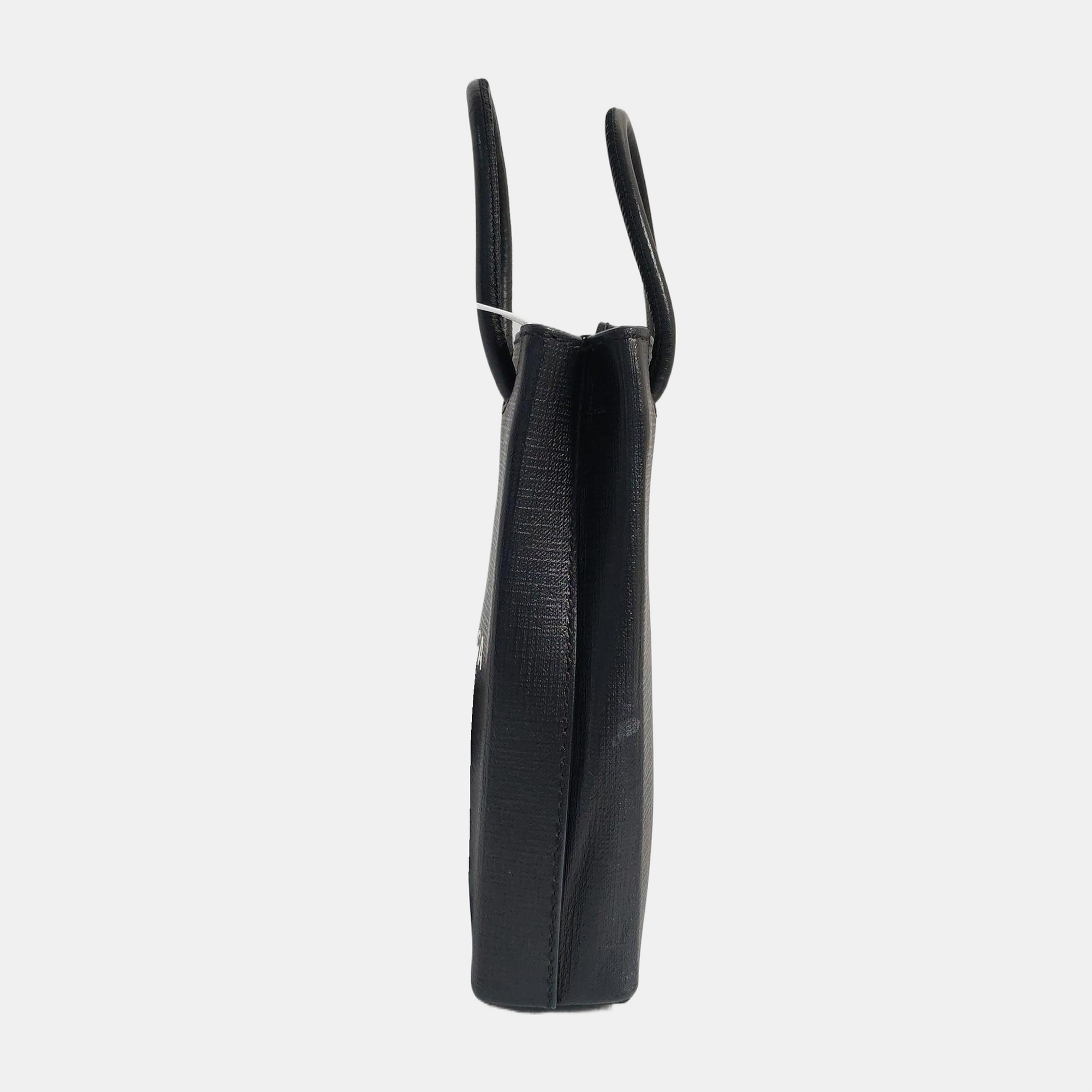 Shopping Bag Calfskin Black