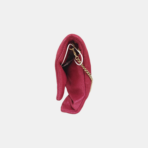 Fabric Crossbody Bag Red