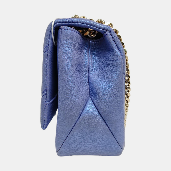 SERPENTI CABOCHON Small Quilted Lambskin Blue