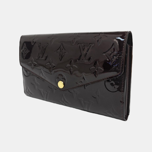 SARAH Patent Leather Red Wallet
