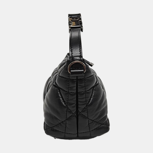 Diortravel Nomad Pequeño Cannage Piel de Becerro Negra