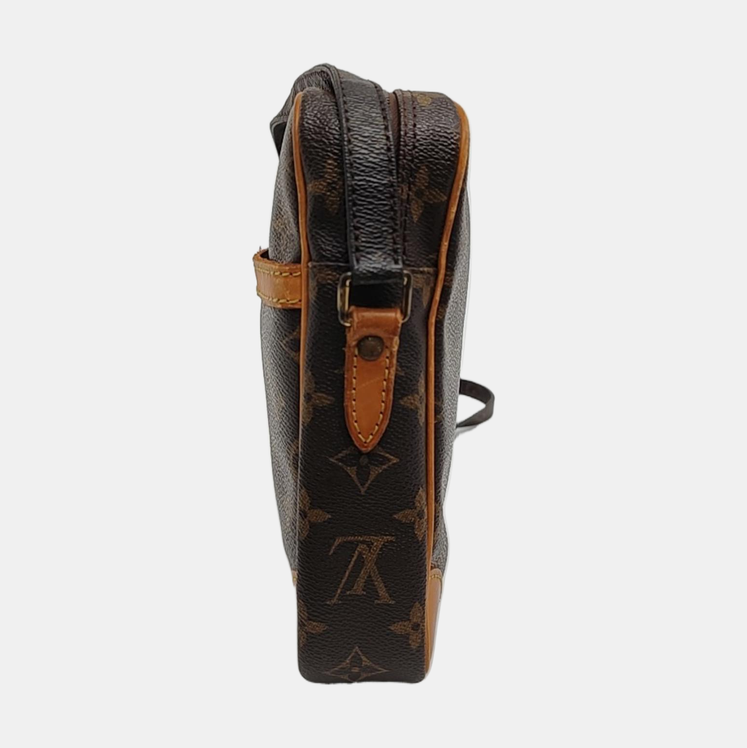 DANUBE Monogram Coated Canvas Brown