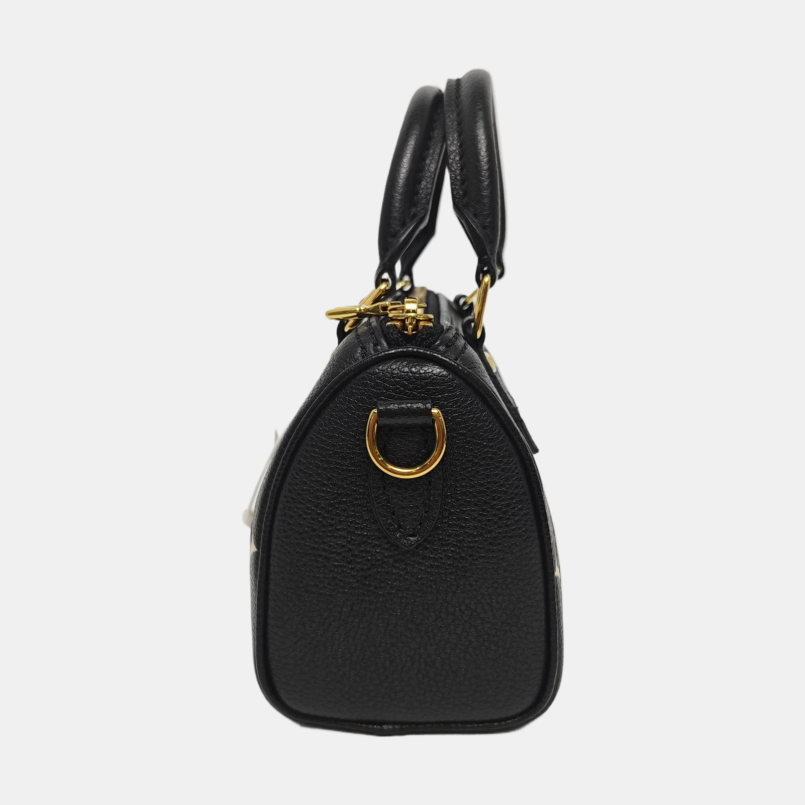 SPEEDY Nano Monogram Calfskin Black