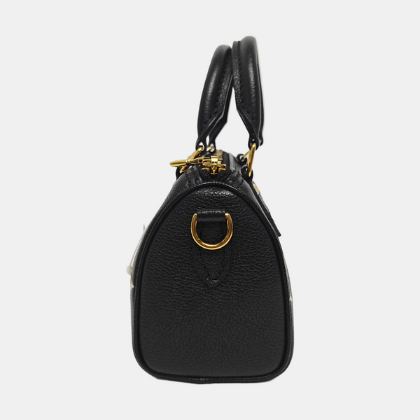 SPEEDY Nano Monogram Calfskin Black