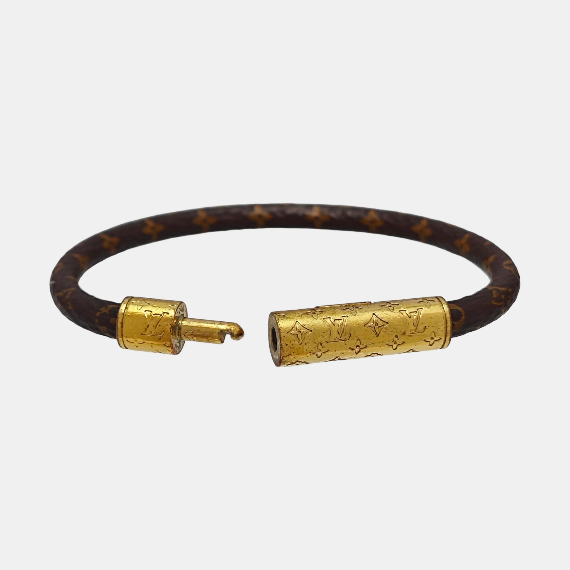CONFIDENTIEL Metal Brown Bangle