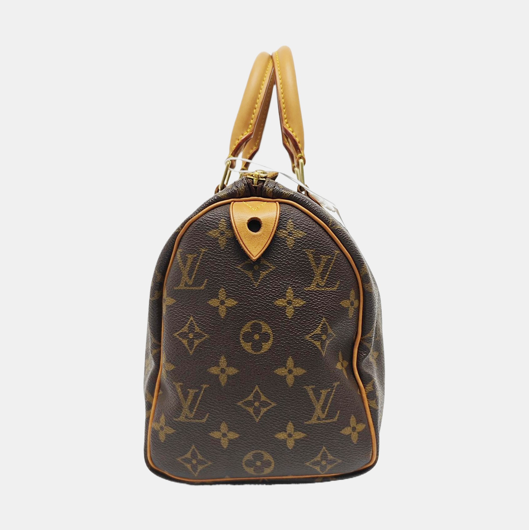 SPEEDY 25 Monogram Coated Canvas Brown