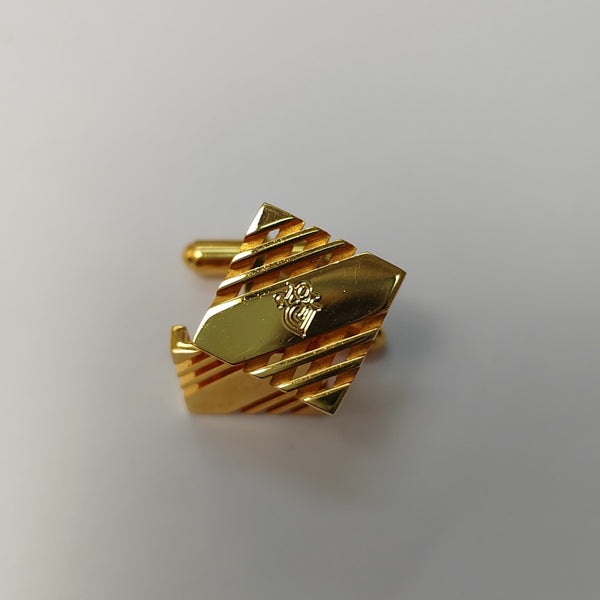Metal Cufflink Gold