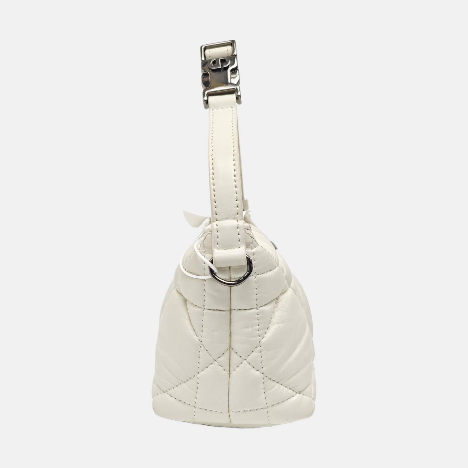 Diortravel Nomad Small Cannage Calfskin White