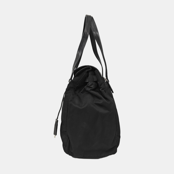 Nylon Shoulder Bag Black