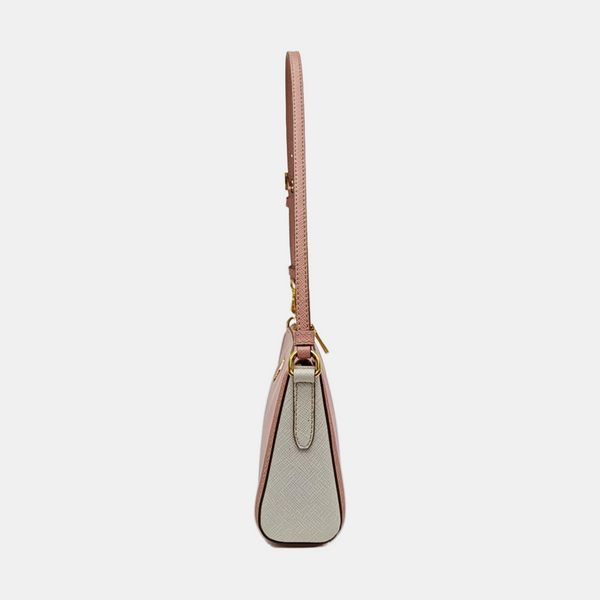 Saffiano Calfskin Top Handle Bag Pink